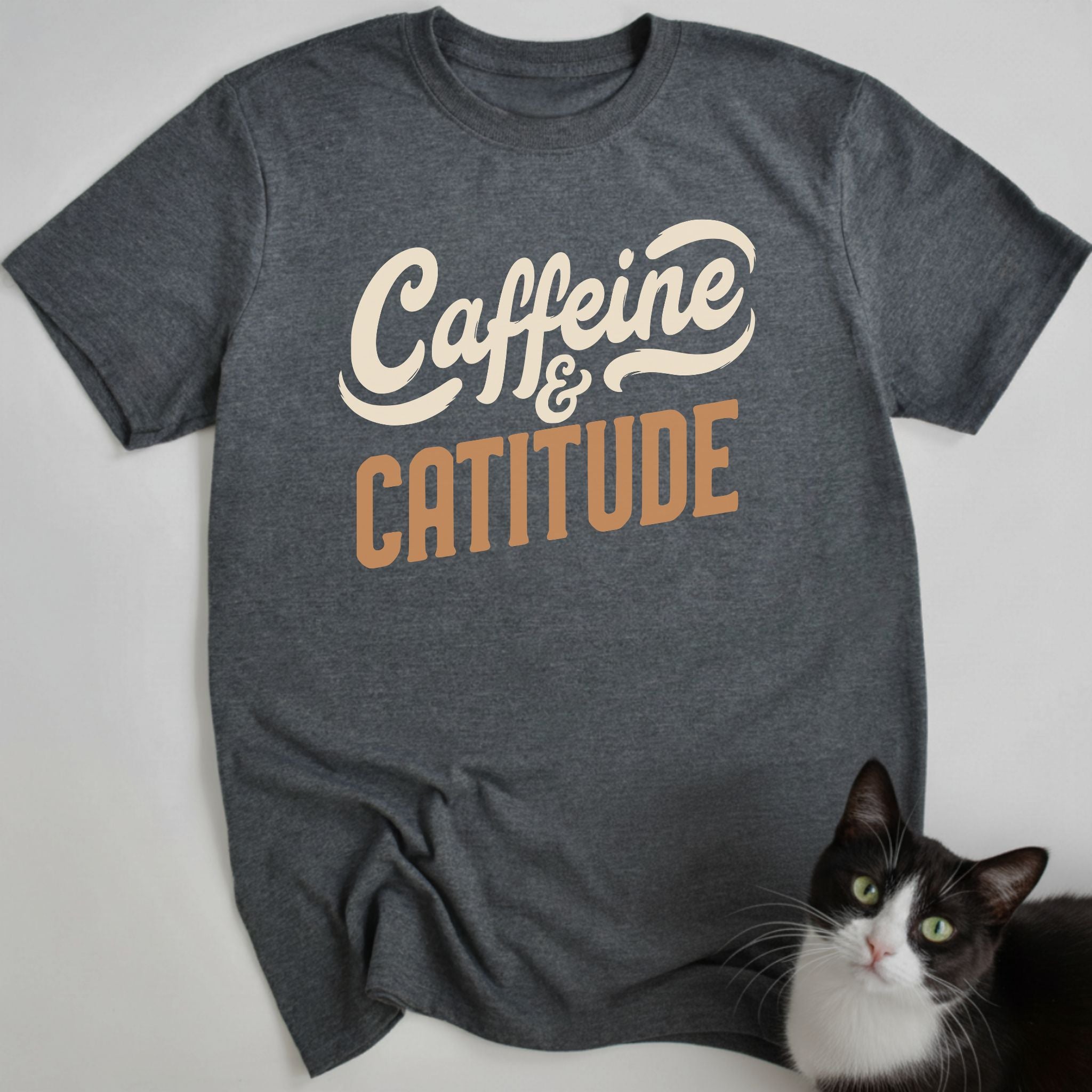 Caffeine & Catitude T-Shirt