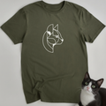 Abstract Cat T-Shirt